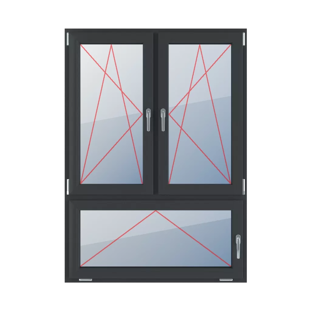 Tilt & turn left, right turn & tilt, tilt with a handle on the right windows types-of-windows triple-leaf vertical-asymmetric-division-70-30 tilt-turn-left-right-turn-tilt-tilt-with-a-handle-on-the-right 