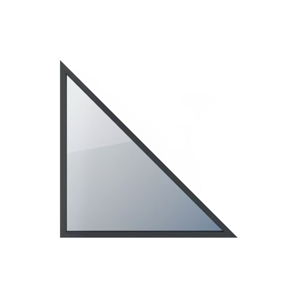 Right triangle windows types-of-windows custom-shape right-triangle  