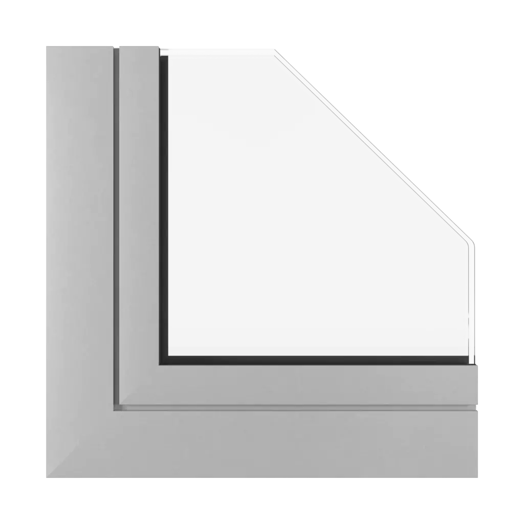 Silver SK windows window-profiles aluprof mb-86-si