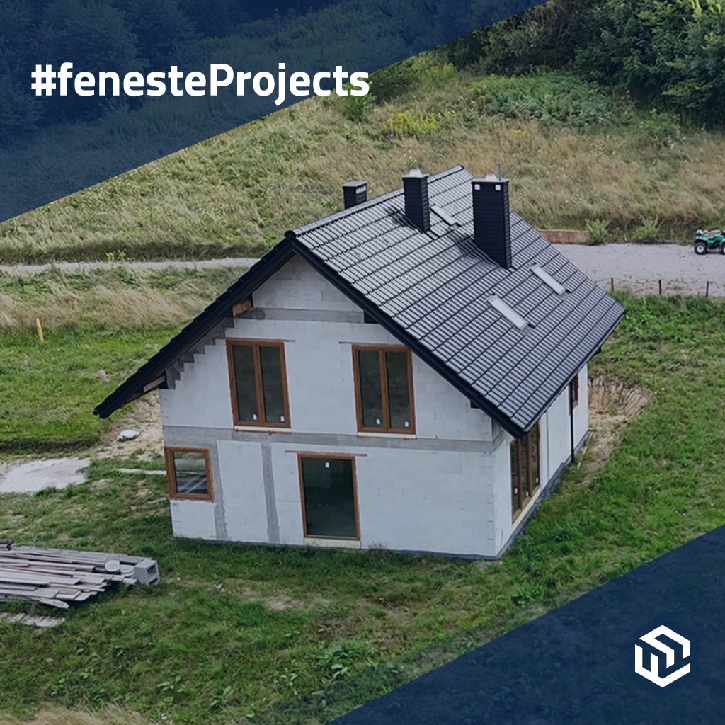 Small house under the forest with brown windows 🎥 projects     